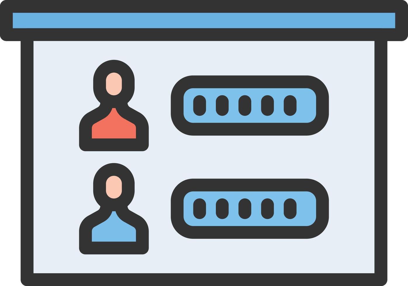 Score Board icon image. Suitable for mobile apps, web apps and print media. vector