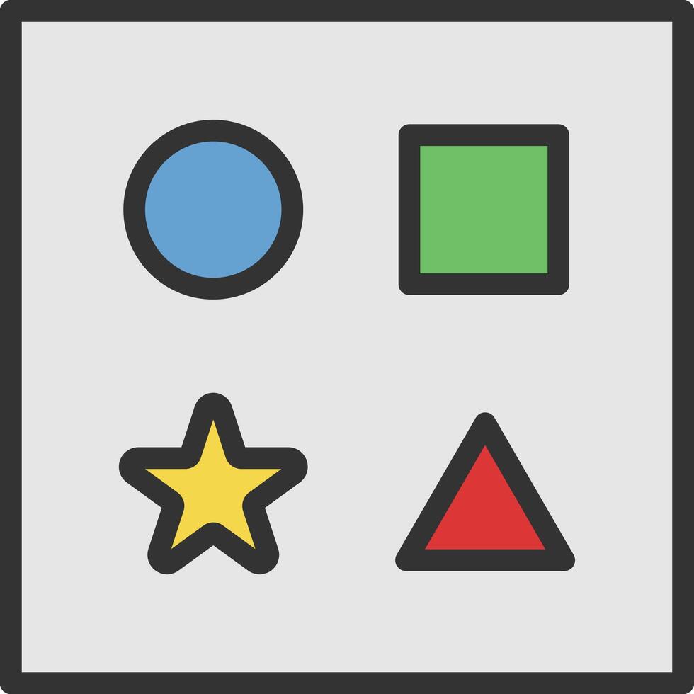 Shape Toy icon image. Suitable for mobile apps, web apps and print media. vector