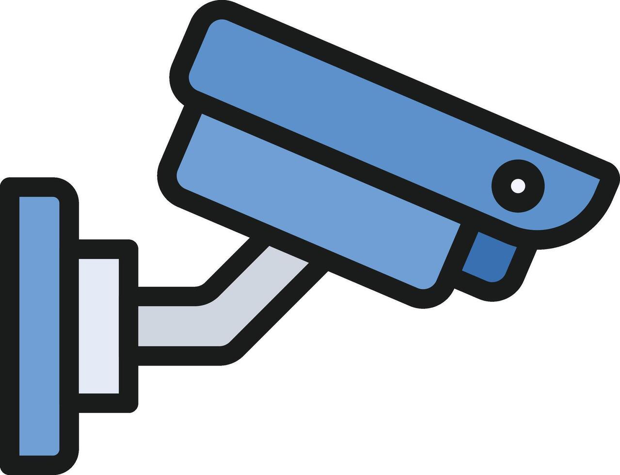 Security Camera icon image. Suitable for mobile apps, web apps and print media. vector