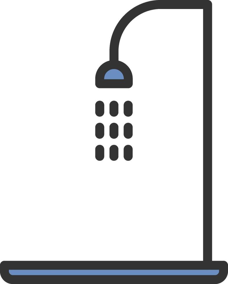 Shower icon image. Suitable for mobile apps, web apps and print media. vector