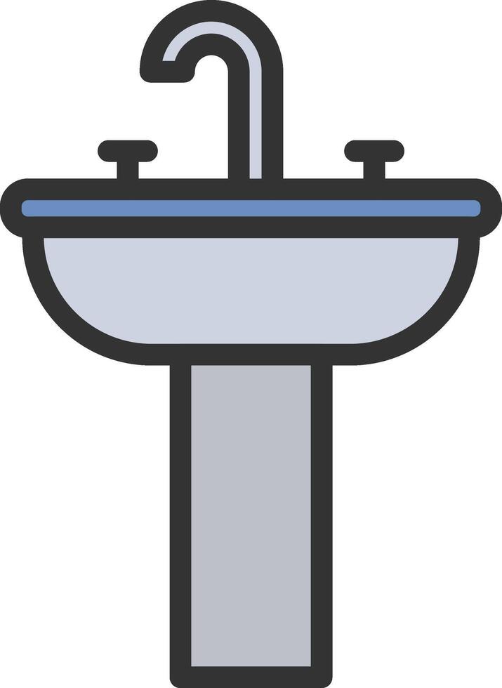 Sink icon image. Suitable for mobile apps, web apps and print media. vector