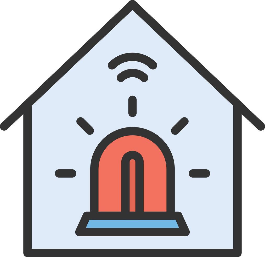 Smart Alarm icon image. Suitable for mobile apps, web apps and print media. vector