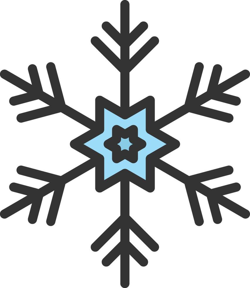 Snowflake icon image. Suitable for mobile apps, web apps and print media. vector