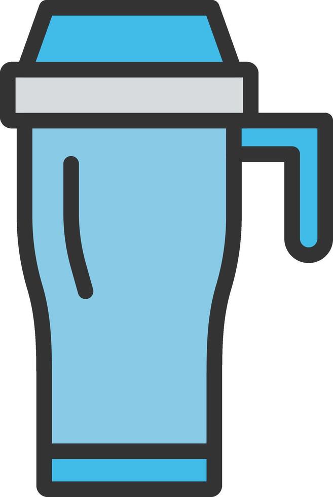 Thermos icon image. Suitable for mobile apps, web apps and print media. vector