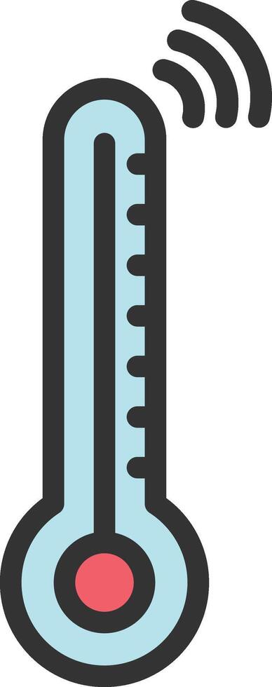 Temperature icon image. Suitable for mobile apps, web apps and print media. vector