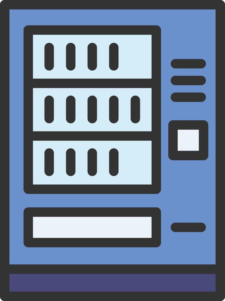 Vending Machine icon image. Suitable for mobile apps, web apps and print media. vector