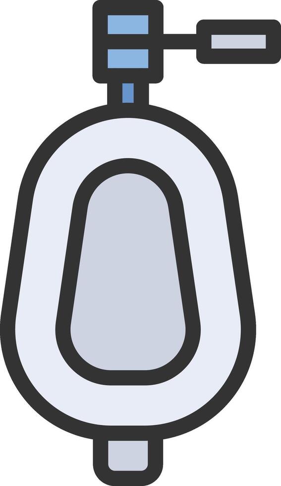 Urinal icon image. Suitable for mobile apps, web apps and print media. vector