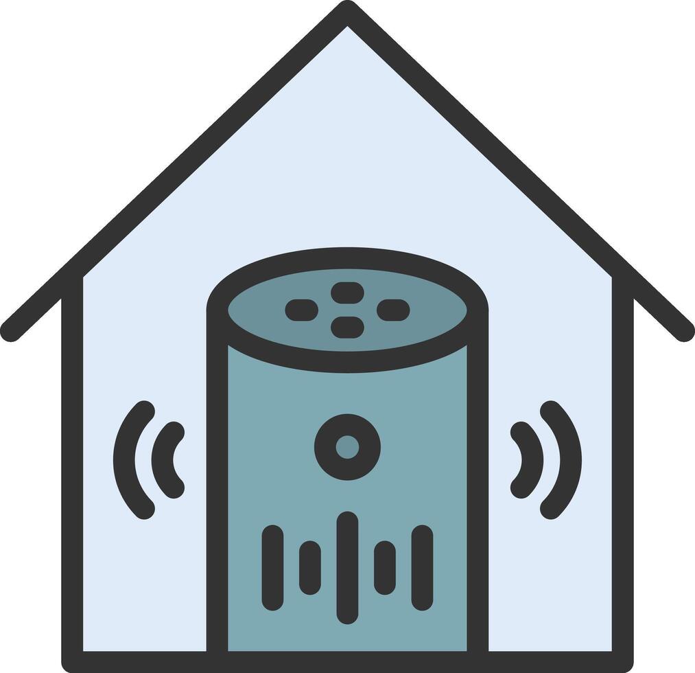 Voice Assistant icon image. Suitable for mobile apps, web apps and print media. vector