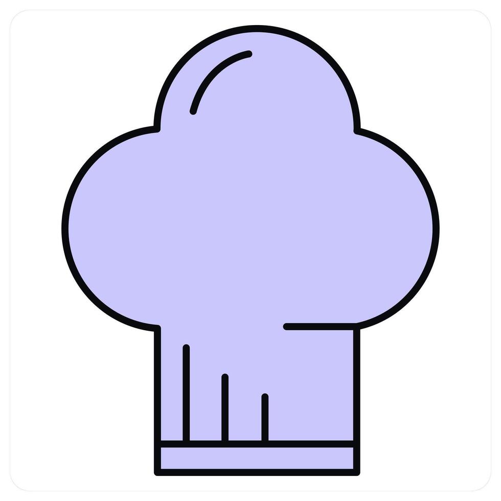 Chef Hat and cap icon concept vector