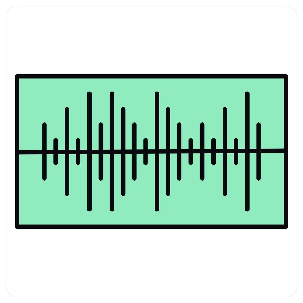 Music Equalizer and music icon concept vector