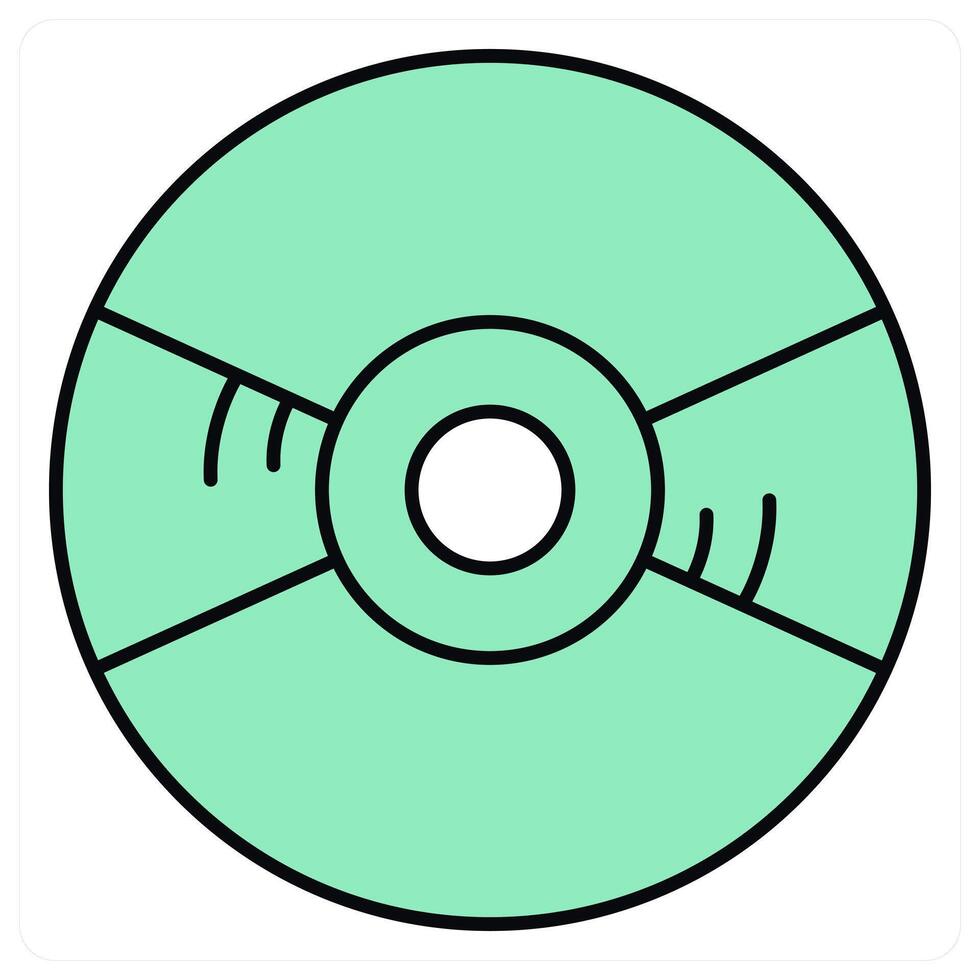 CD and music cd icon concept vector