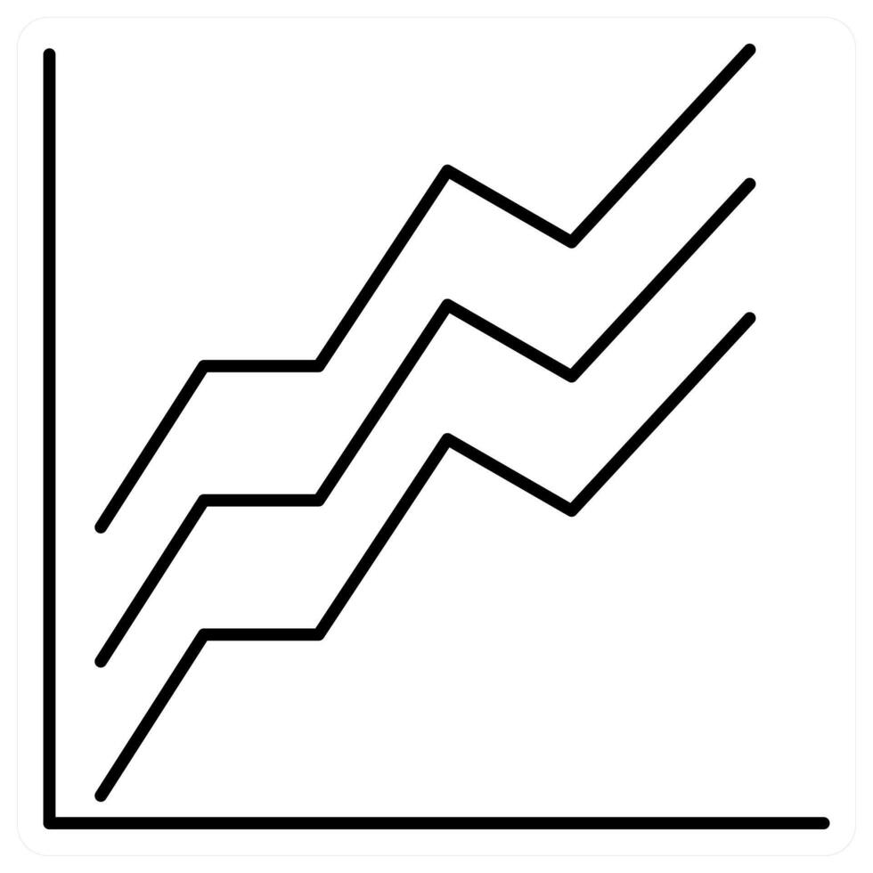Business Increase and growth icon concept vector