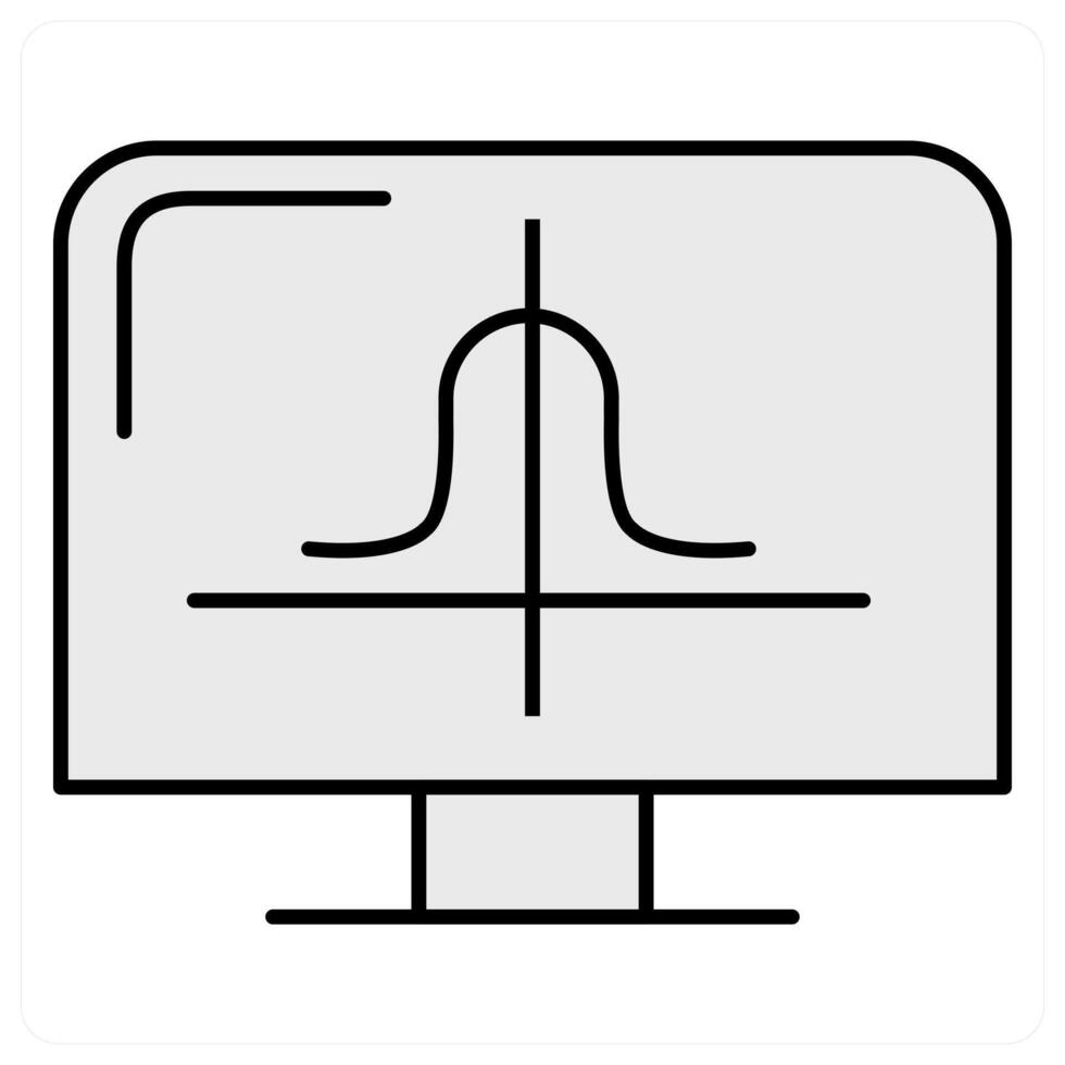 Online Analysis and platform icon concept vector