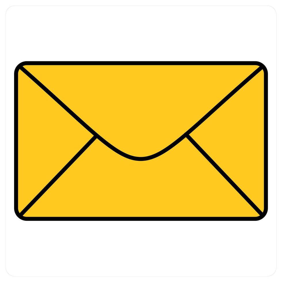Message and mail icon concept vector