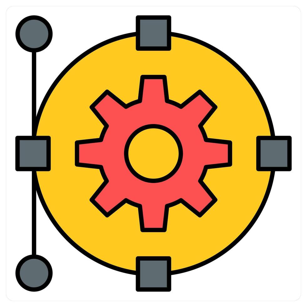 Settings and gear icon concept vector
