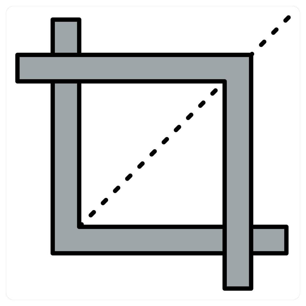 Crop and picture icon concept vector