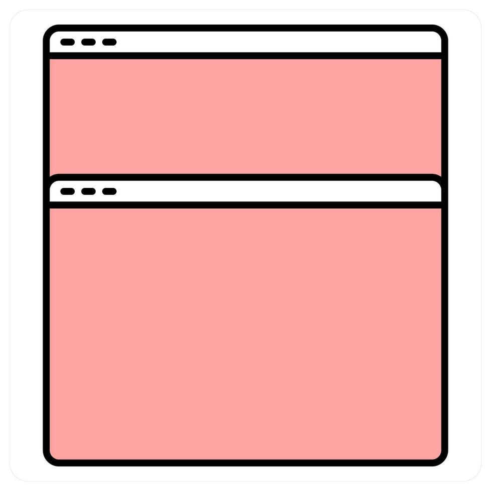 Webpage and internet icon concept vector