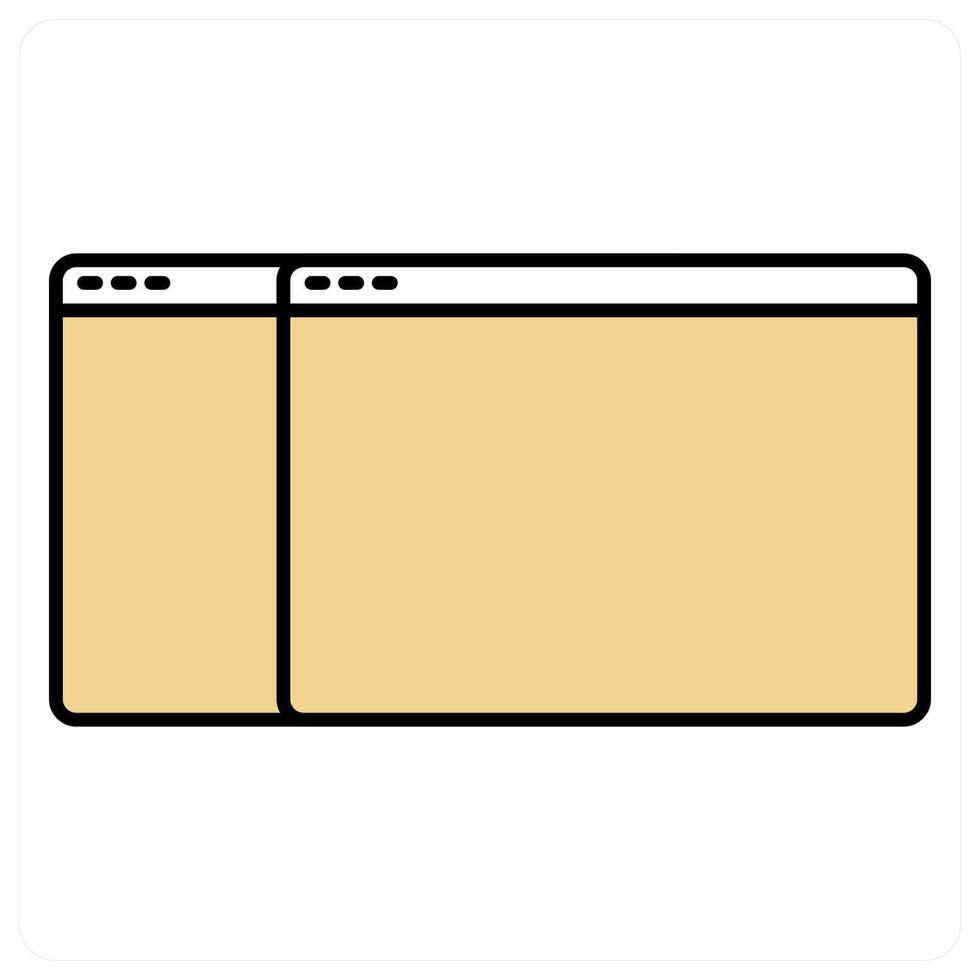 Webpage and page icon concept vector