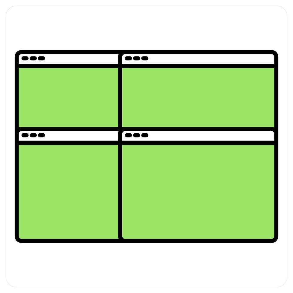 Webpage and internet icon concept vector