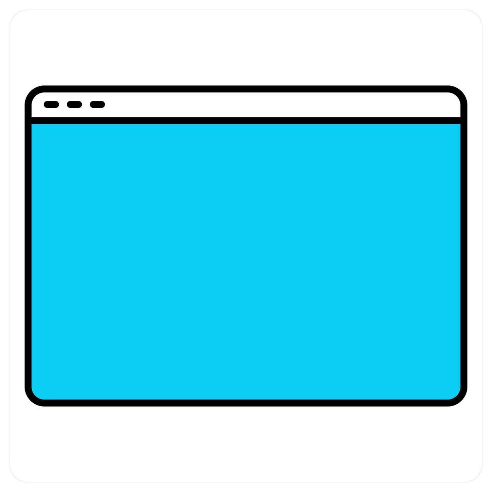 Webpage and website icon concept vector