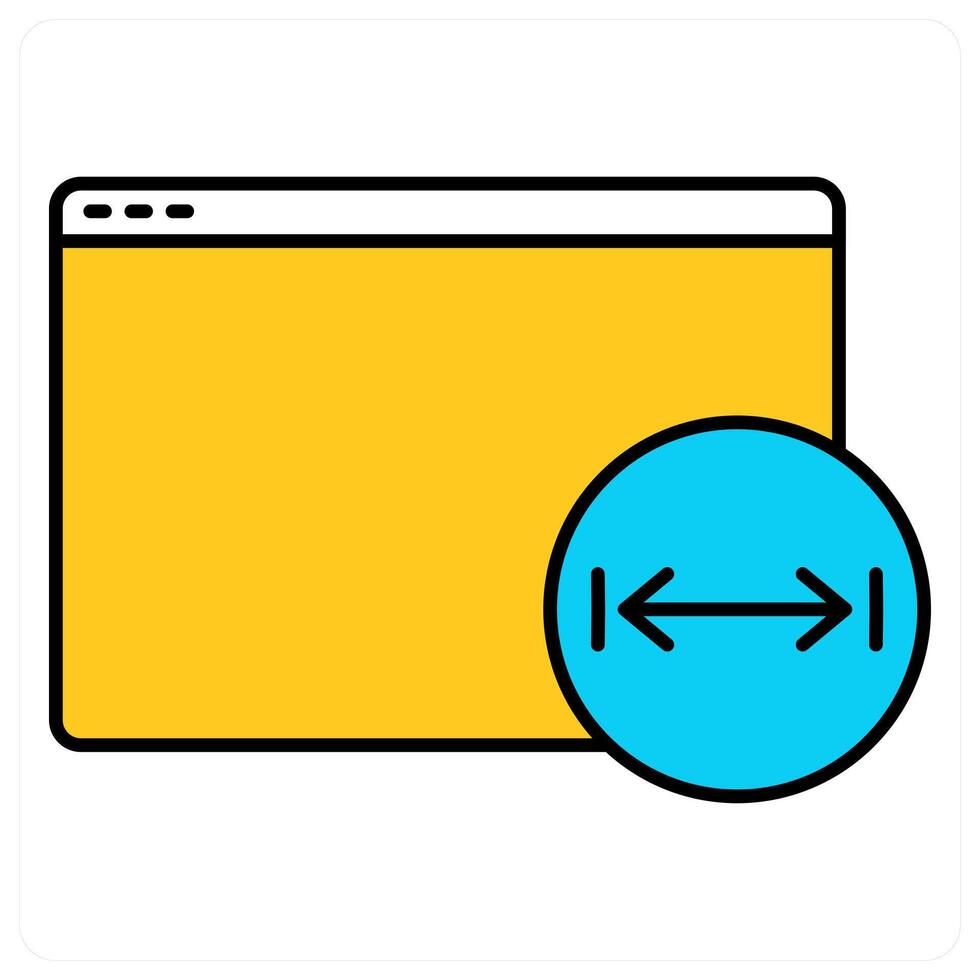 Webpage and internet icon concept vector