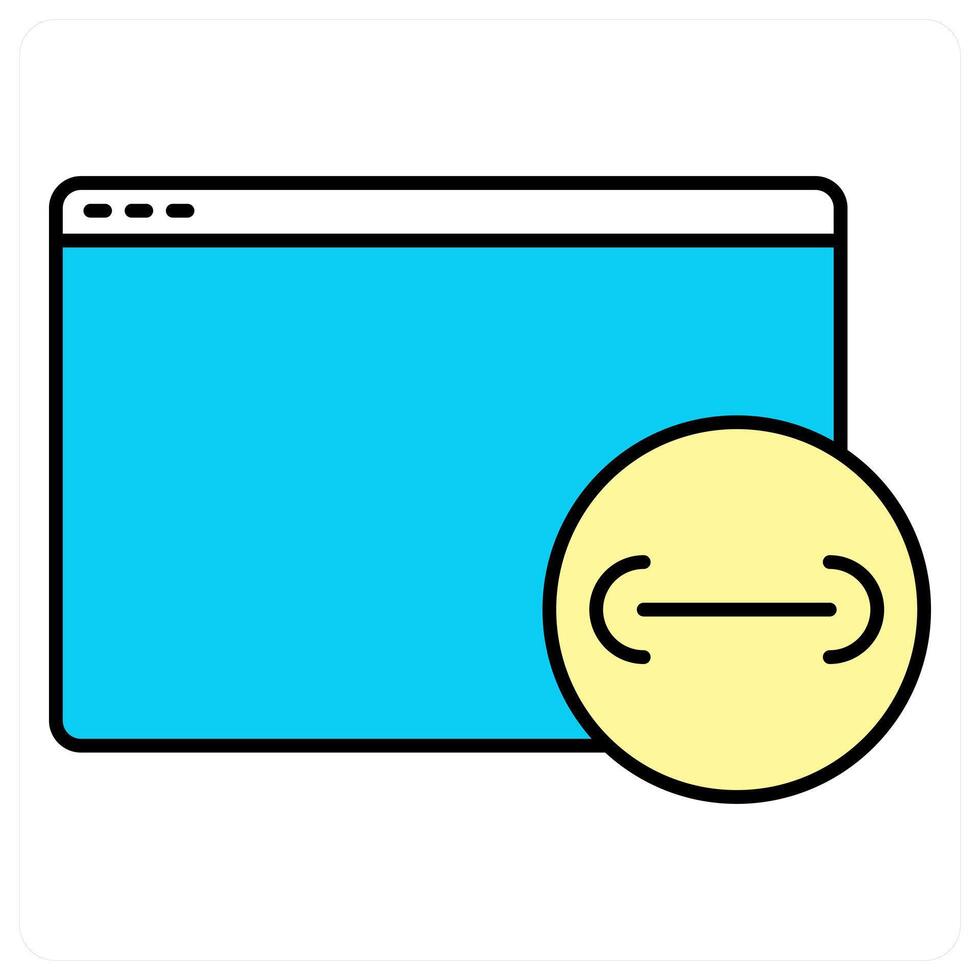 Webpage and internet icon concept vector