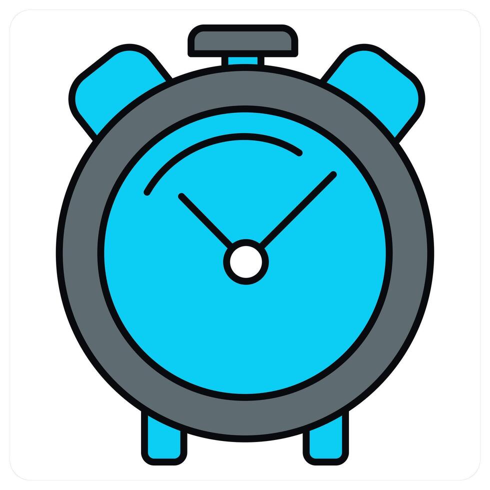 Alarm and time icon concept vector