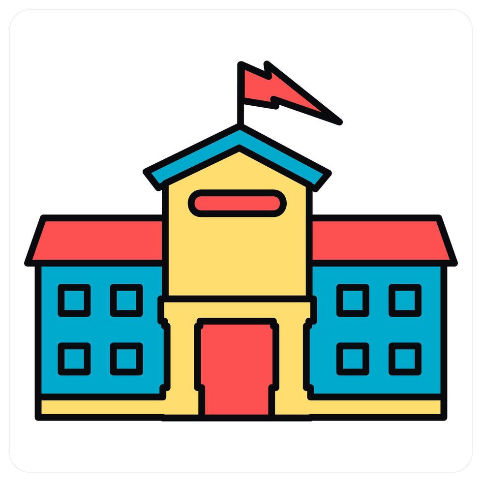School and study icon concept vector
