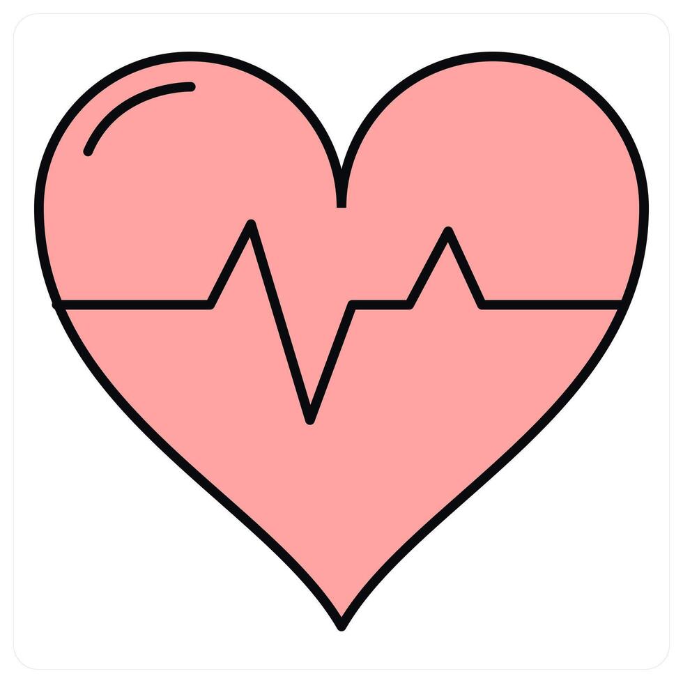 Heart Break and break icon concept vector