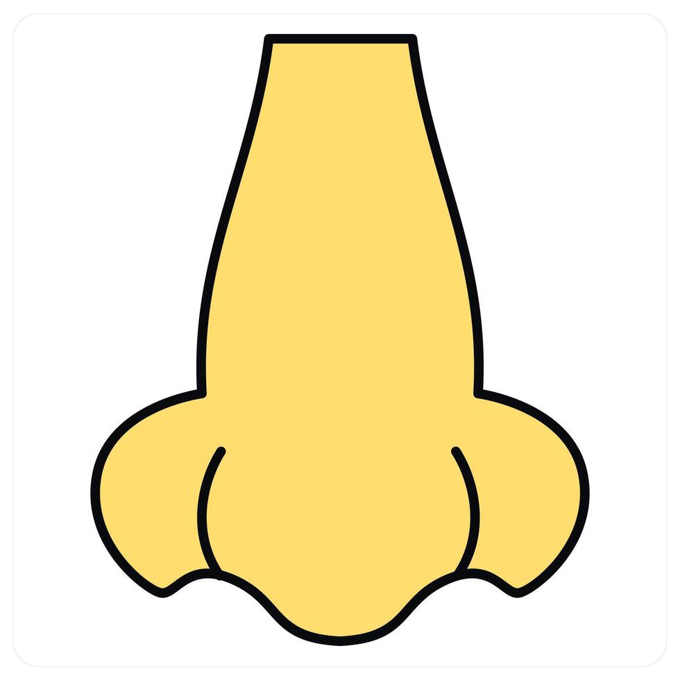 Nose and smell icon concept vector