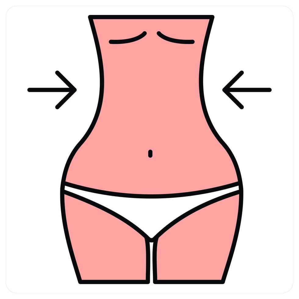 Weight Lose and lose icon concept vector