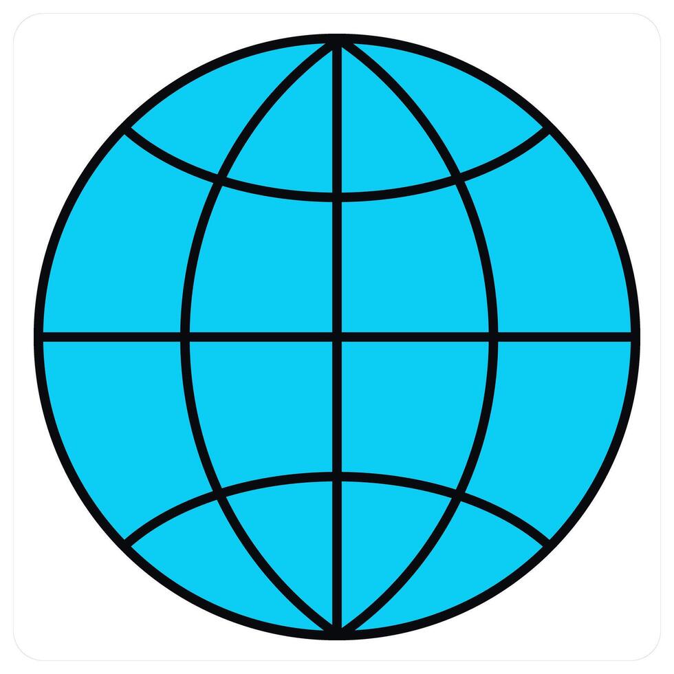 Earth and global icon concept vector