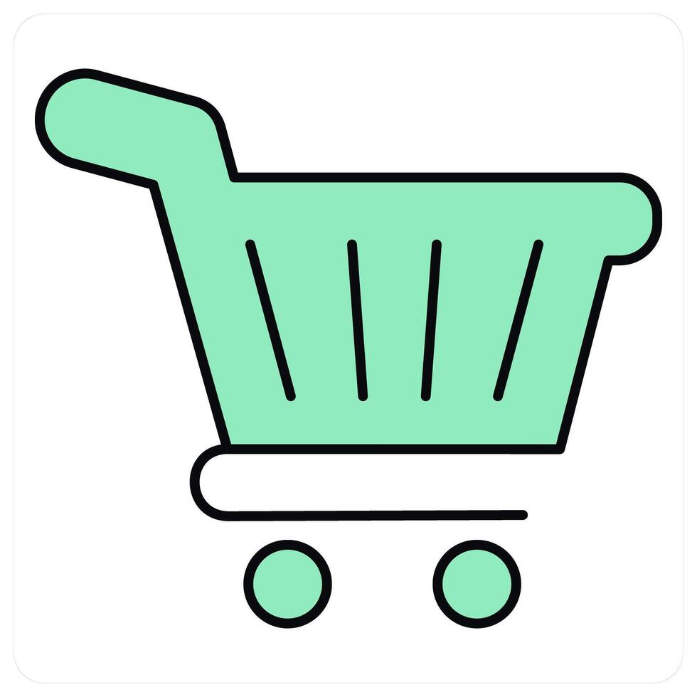 Cart and trolley icon concept vector