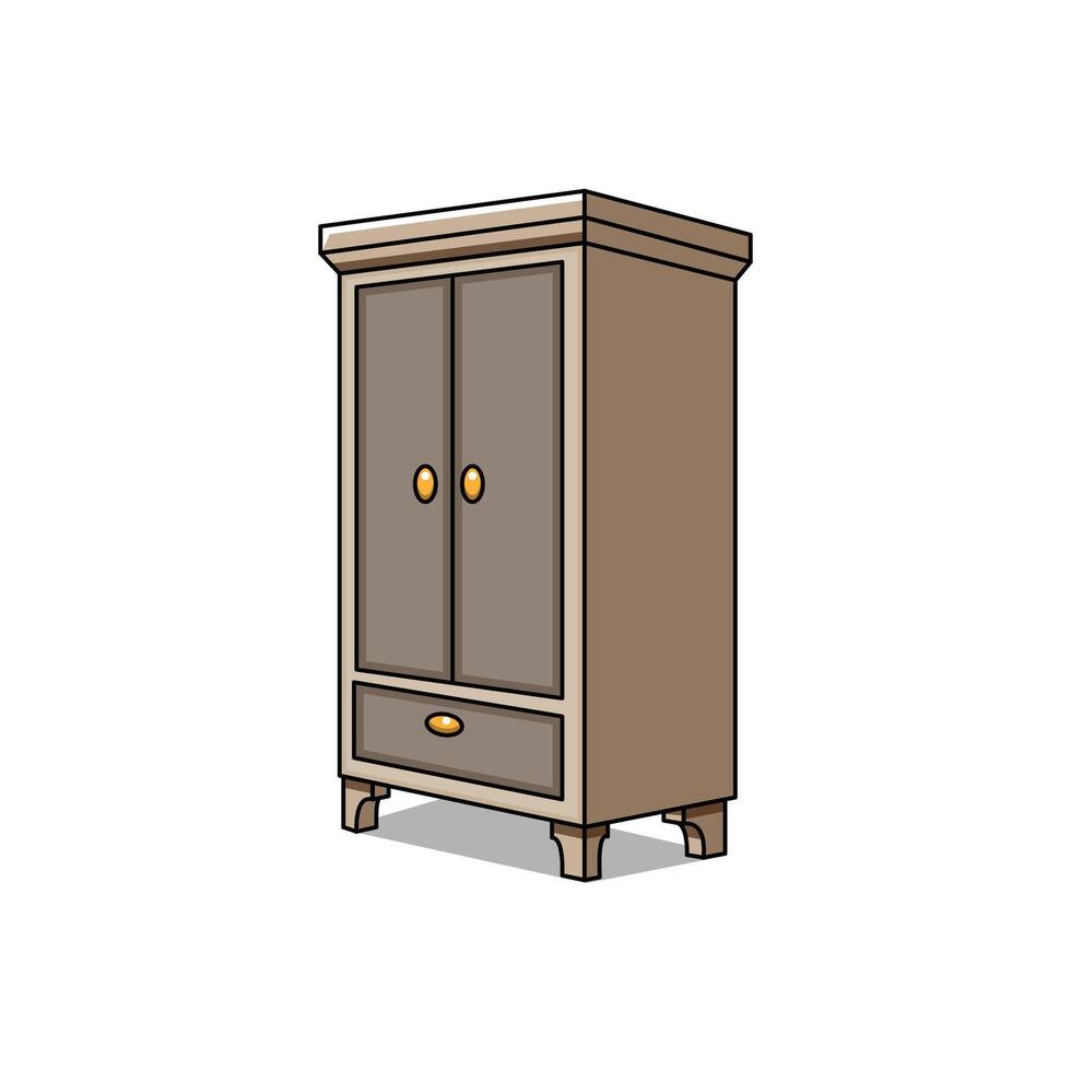 The Old Cupboard Illustration vector