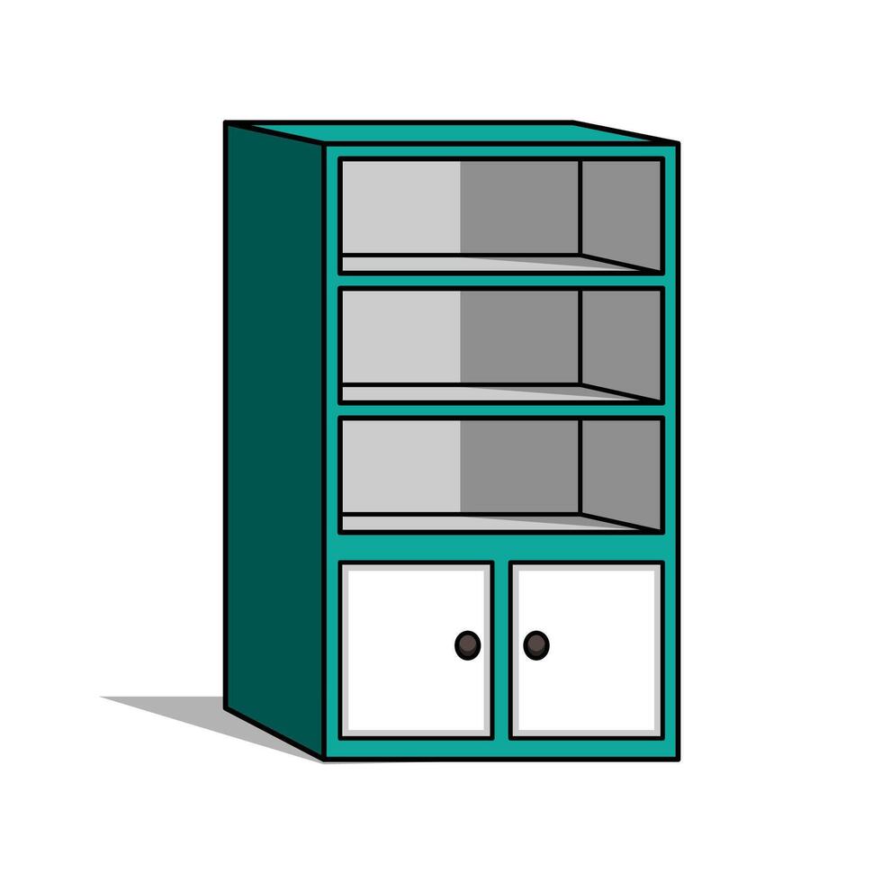 Modern Neutrals Color Cupboard Illustration vector