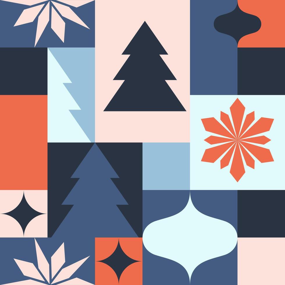 christmas seamless background vector