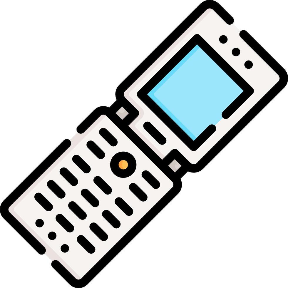 A cell phone icon on a white background vector