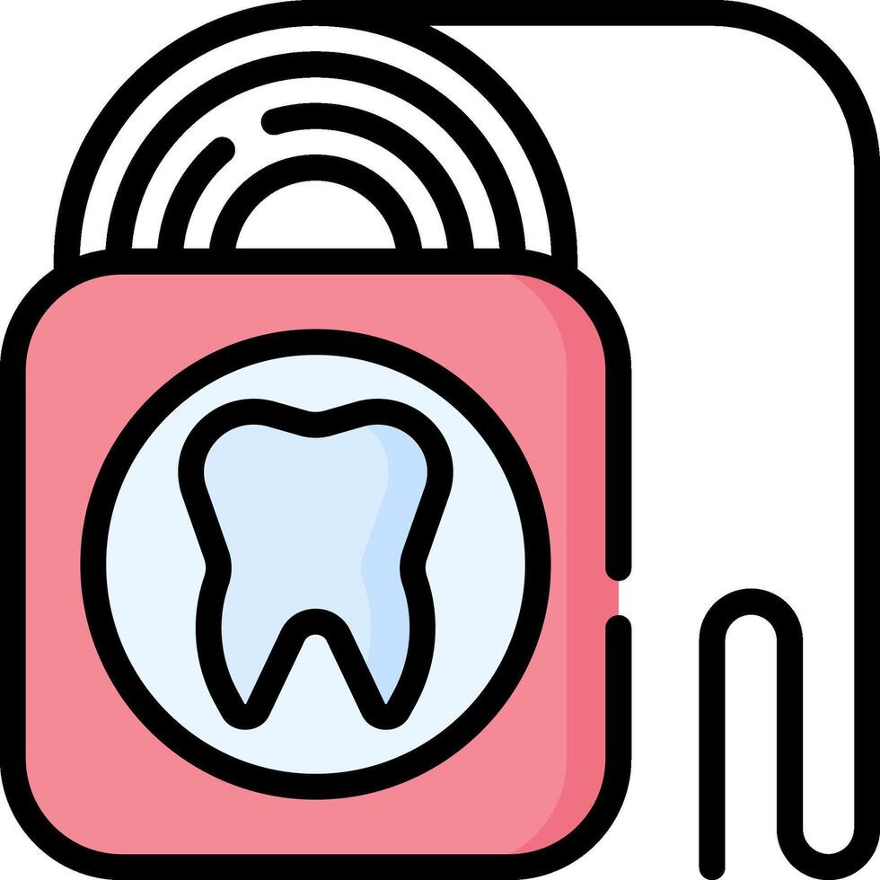 A toothbrush is in a lock with a tooth in it vector
