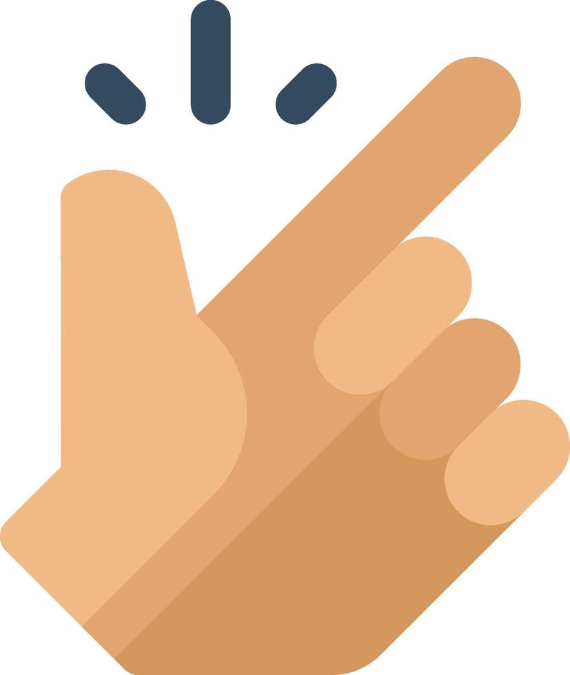 A hand with a finger pointing up vector
