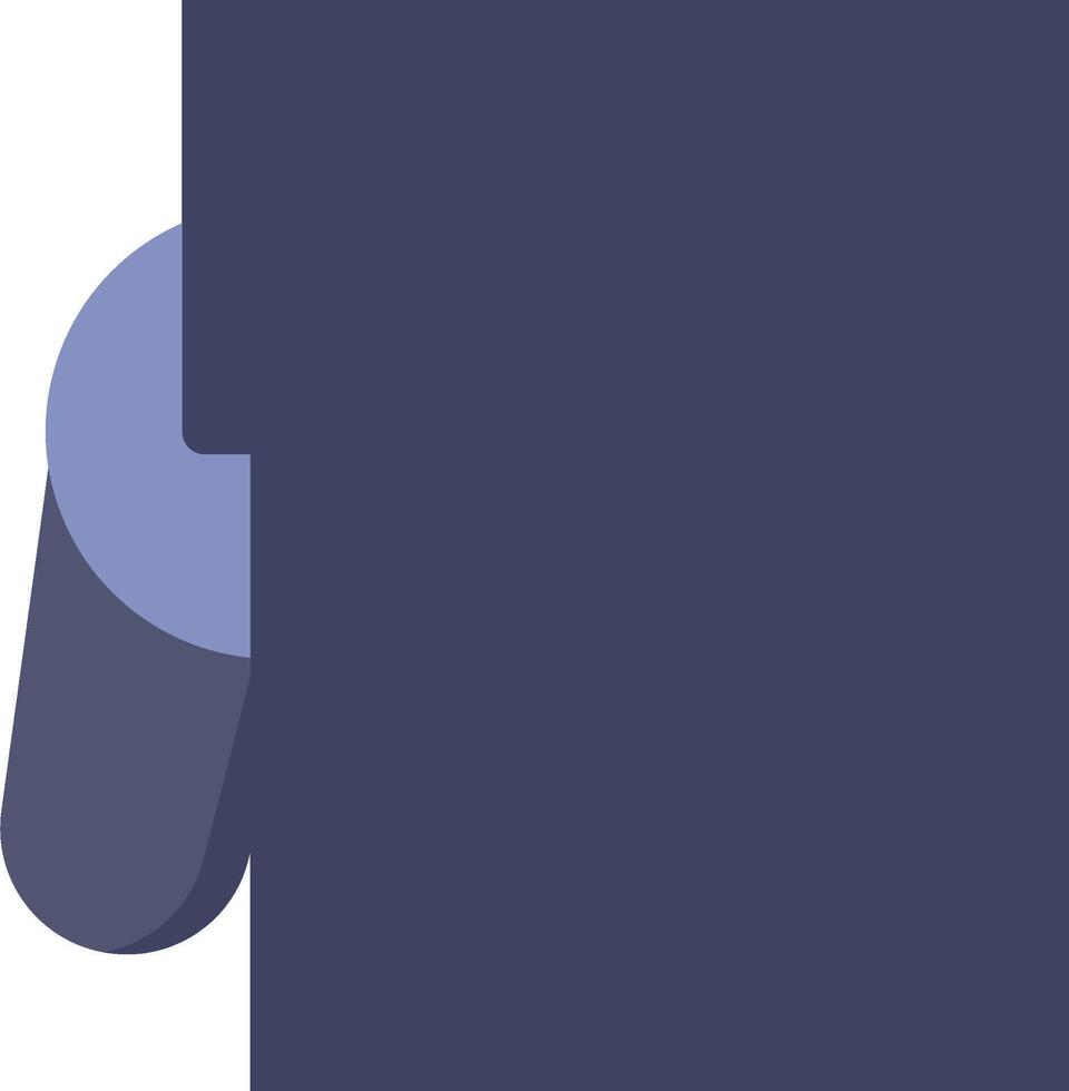 A blue and purple box with a white background vector