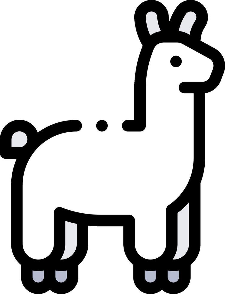 Llama icon illustration vector