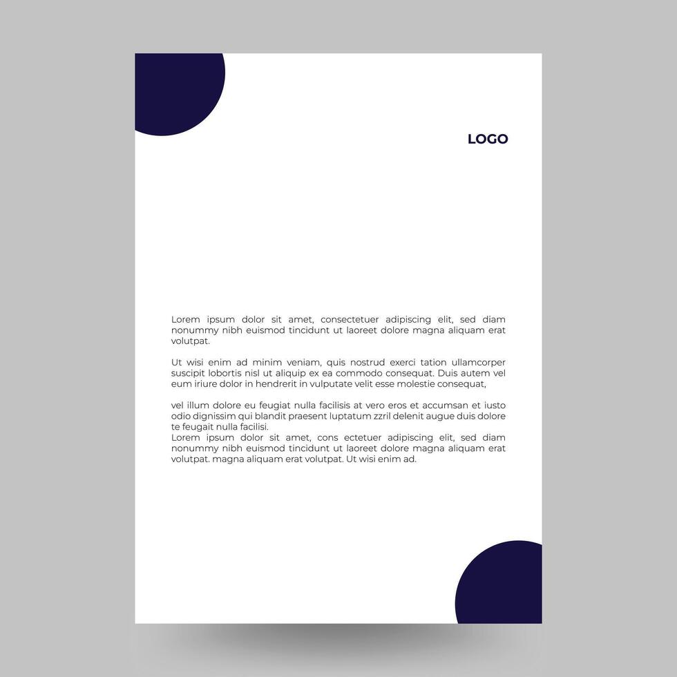 Unique Letterhead Styles for Business vector