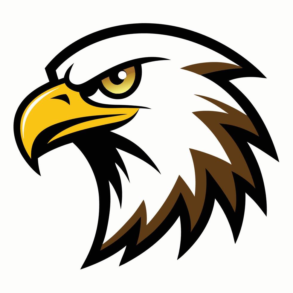 Dynamic Eagle Mascot Design vector