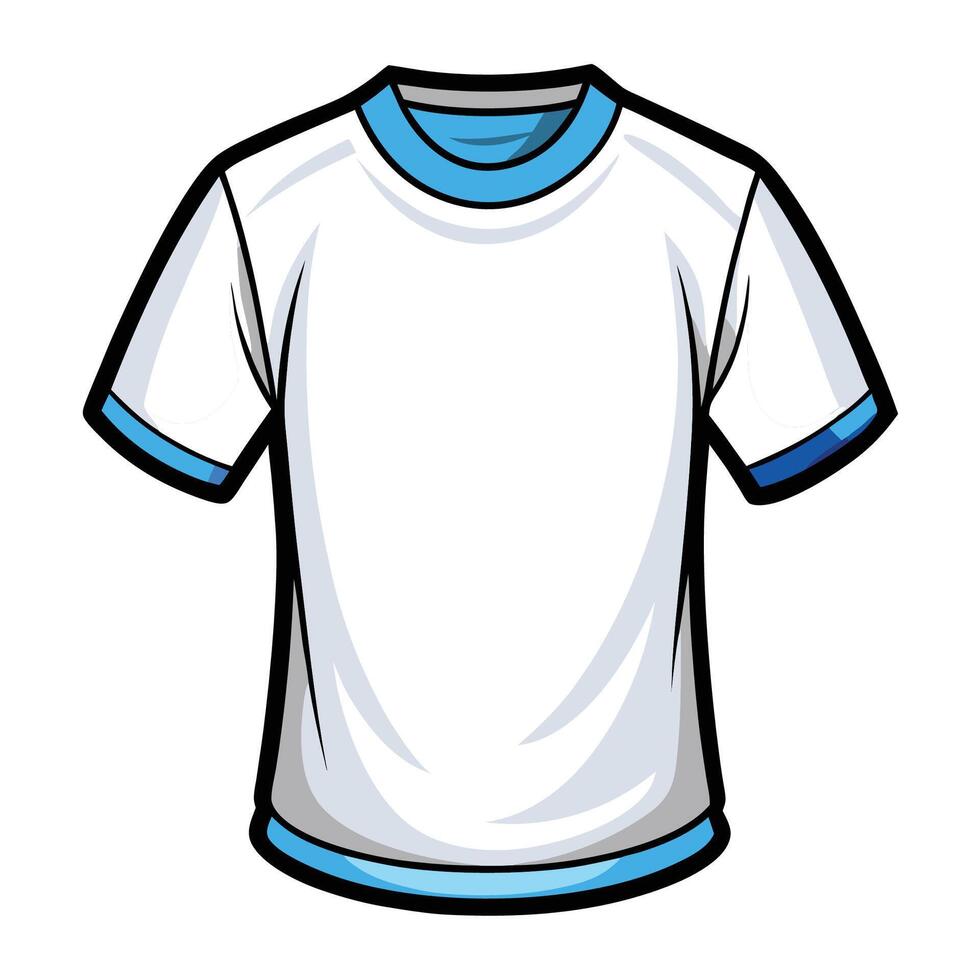 Blank T-Shirt Mockup Guide vector