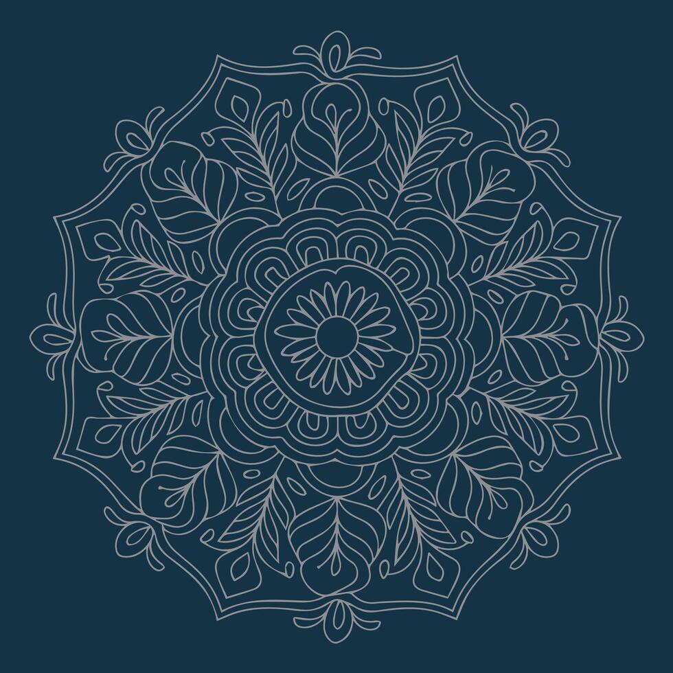 a illustration of a snowflake. vector