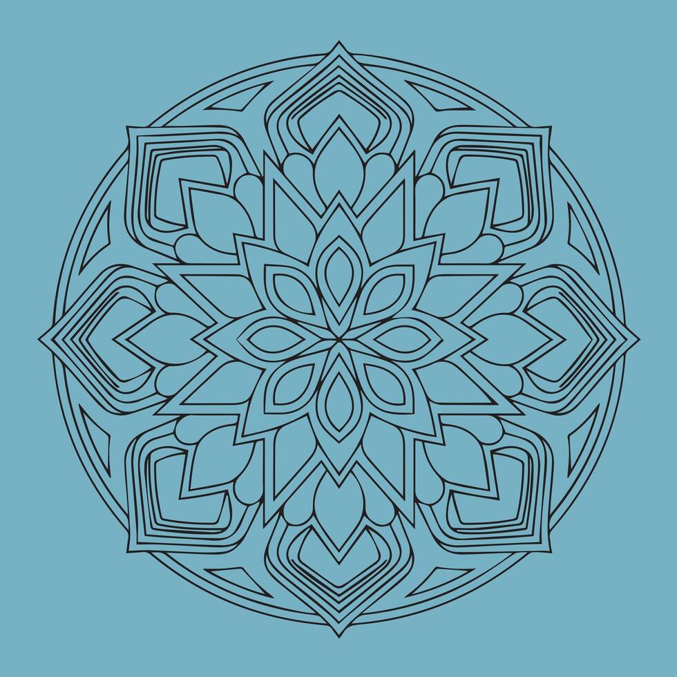 a design that is on a blue background vector