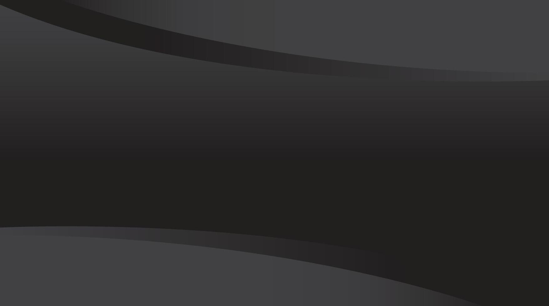 Simple black curve background for business concept. vector