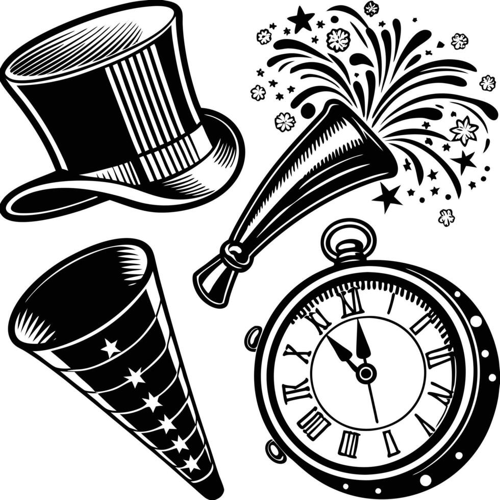 New year's eve vector