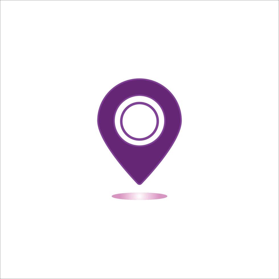 Location Icon, gps map vector