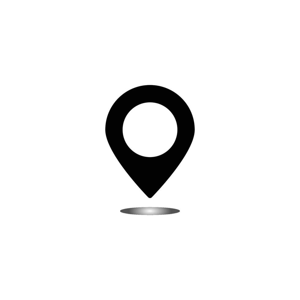 map pointer icon vector